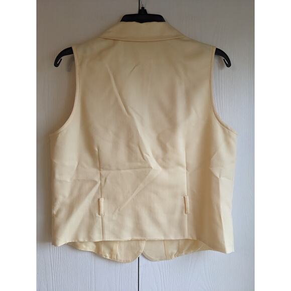 VTG That's Me Women's Yellow Polyester Blend Formal Vest & Pant Set Size 11/12 - Picture 3 of 10